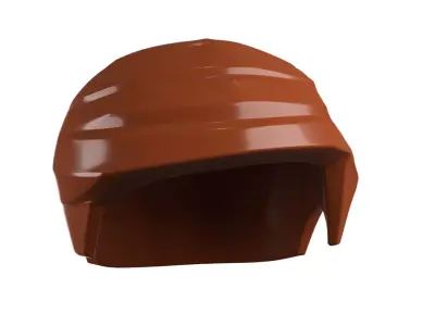 Custom3Dprint Minifigure Accessory - Minifigure Hair S2 - 017 3D print model