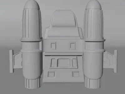 Sci-Fi Jetpack 3D model