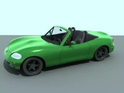 Luxury Mazda MX5 Free 3D model
