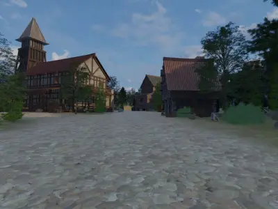 Scenic River Village 3D model