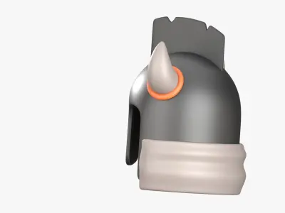 Ancient Helmet 3D Illustration 3D model purchase