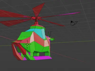 HElicoptero 3D model