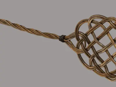 Antique Rug Beater 3D model