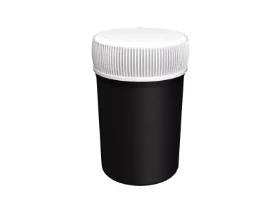 Cylindrical Jar Free 3D model