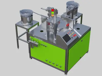 Automatic O-ring assembly machine 3D model