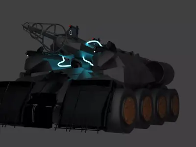 skibidi toilet 53 tank model 3D model