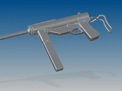M3A1 Grease gun 3D model