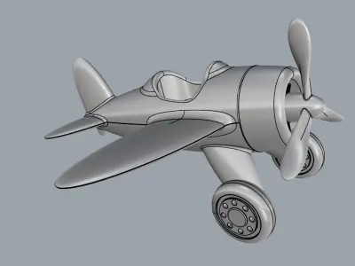 Toy Airplane 3D model