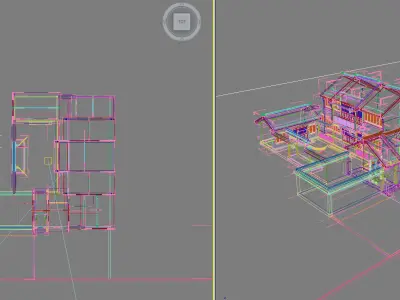 Chinese Style Architecture 3D model 53