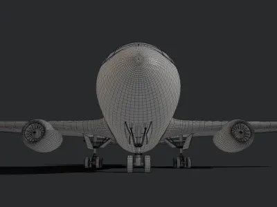 Commercial Airliner 3D model shop