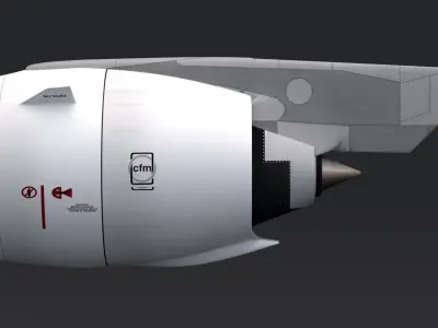Airbus Engine cfm 3D model