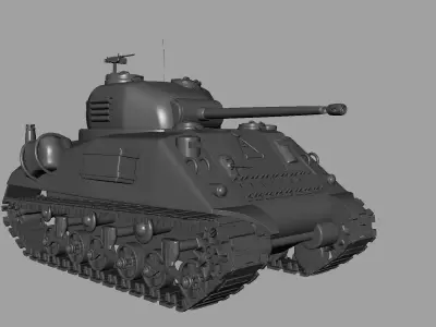 M4 Sherman Tank 3D model purchase