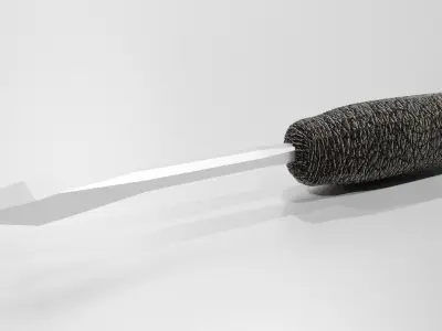 Sleek 3D Screwdriver Model for Enhanced Digital Projects Low-poly 3D model