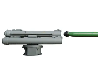 B515 3  ILAS 3 Torpedo Tubes 3D model