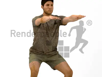 Miguel 4D 002 Squatting