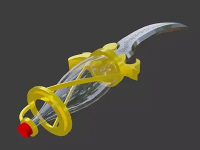 Time dagger Prince of Persia Low-poly 3D model