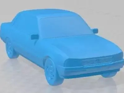 Peugeot 505 GTI Printable Car 3D print model
