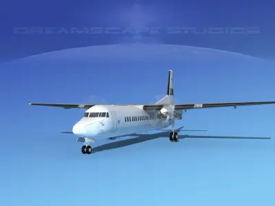 Fokker F-60 UN 3D model
