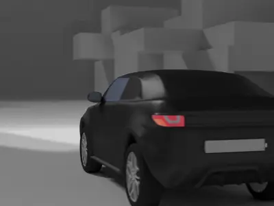 Range Rover Evoque Convertible Free 3D model