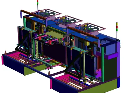 Q16 automatic wiring equipment 3D model