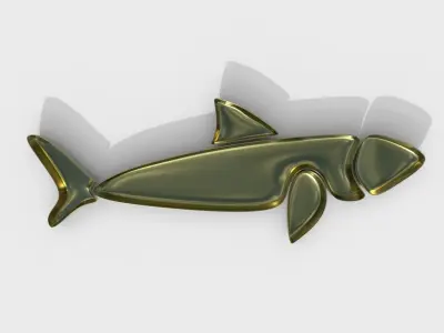 Decorative fish 3D model purchase