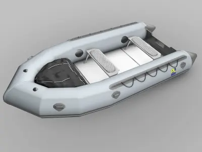 Zodiac Boat Raft 3D model
