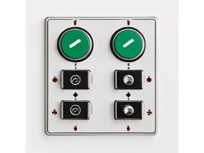 Industrial Machine Control Button Panel for 3D print 3D model