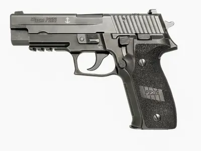 Sig Sauer P226 MK25 9MM Handgun Low-poly 3D model