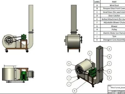 Wind Tunnel Free 3D model