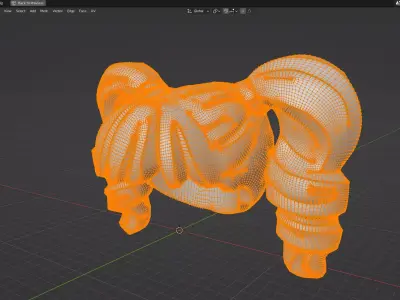 Custom3Dprint Minifigure Accessory - Minifigure Hair S2 - 057 3D print model