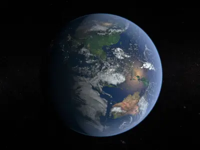 Planet Earth 42K 3D model