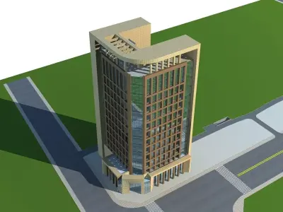 Office Building 3D model 264
