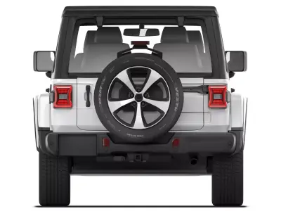 Jeep Wrangler 2 door 2018 3D model