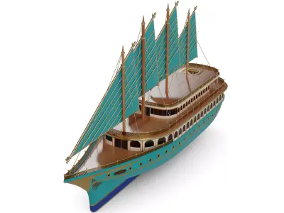 Trimaran 3D model