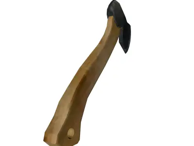 Axe low poly Low-poly 3D model buy