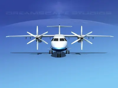 Dornier Do-328-130 Galveston Air 3D model
