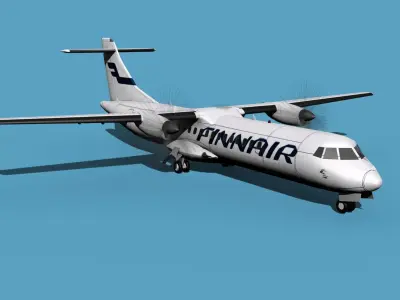 ATR  ATR-72-600 Finnair 3D model