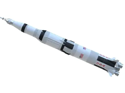 Saturn V 3D model