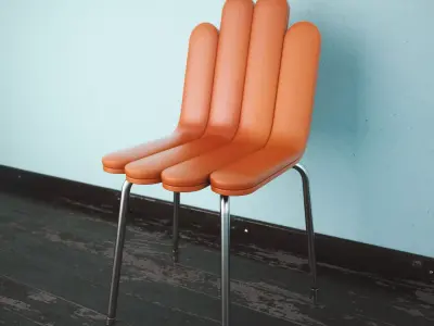 Leather Chair 3D model