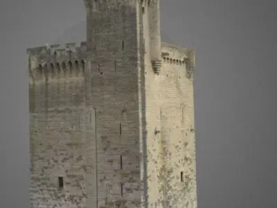 Tower Philippe le Bel Avignon France 3D model