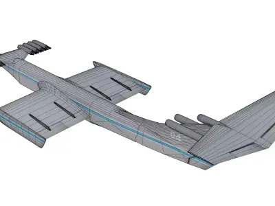 KM Caspian Sea Monster Low-poly 3D model purchase