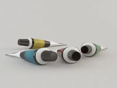 Oil paintings Lowpoly Low-poly 3D model