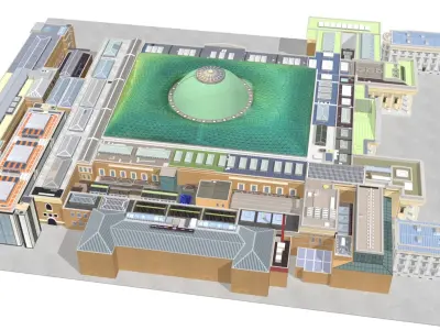 The British Museum London Building 3D model