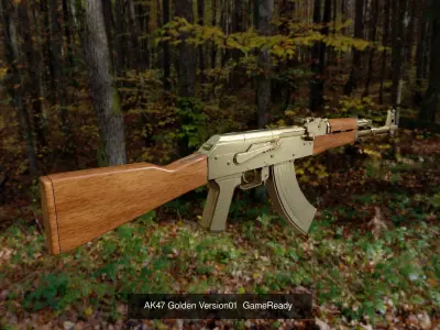 AK47 Assault Rifle Game Ready Pack
