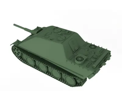Tank-battle carrier Free 3D model