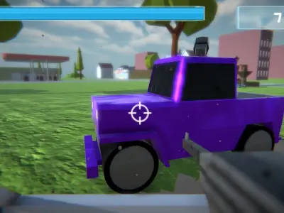 Low Poly Car SUV Free low-poly 3D model