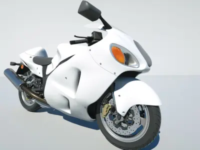 Hayabusa Suzuki GSX-1300R 3D model