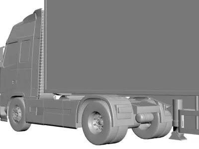 Heavy vehicle truck 3D model