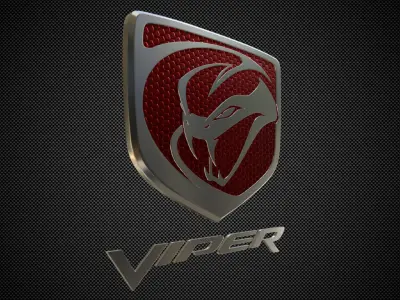 viper logo 3D model