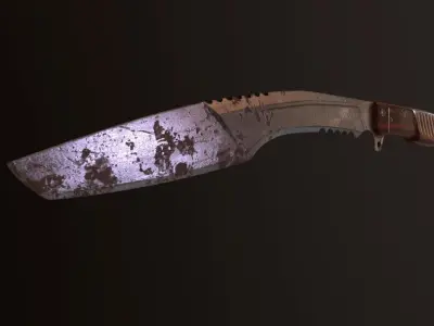 Knife - N Free low-poly 3D model